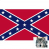 Drapeau Fanion Confédérés US