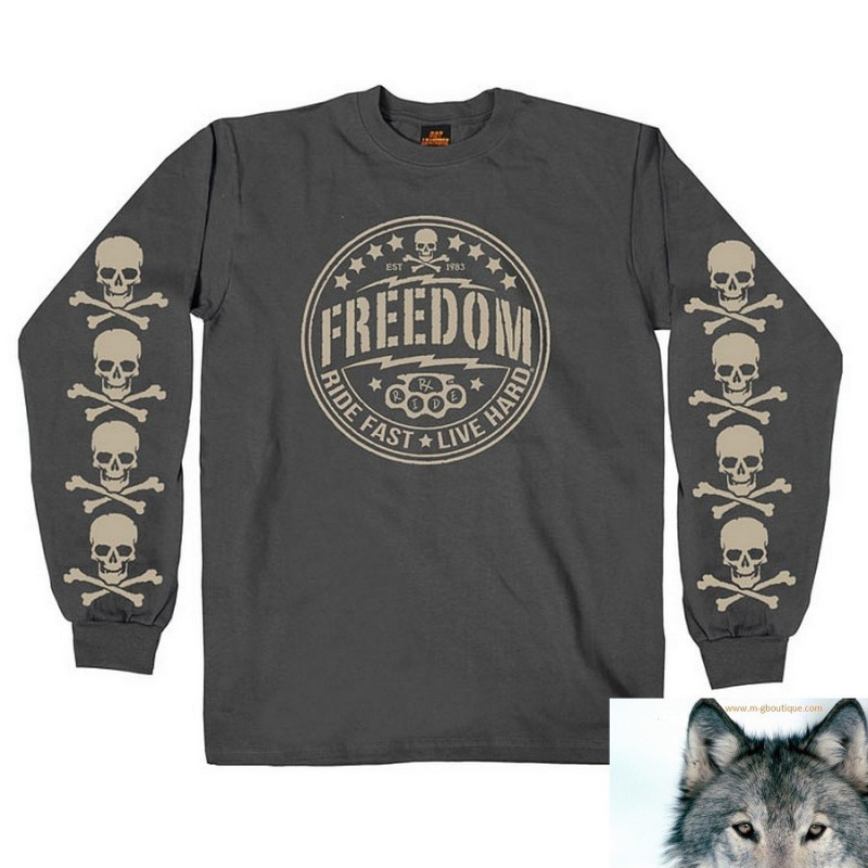 Tee Shirt Manches Longues Sweat Freedom