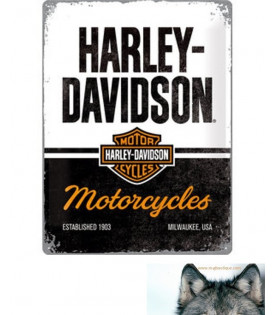 Plaque En Métal Harley-Davidson, Motorcycles