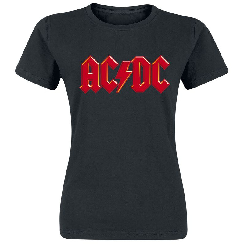 T-Shirt Manches courtes Red Logo AC/DC.