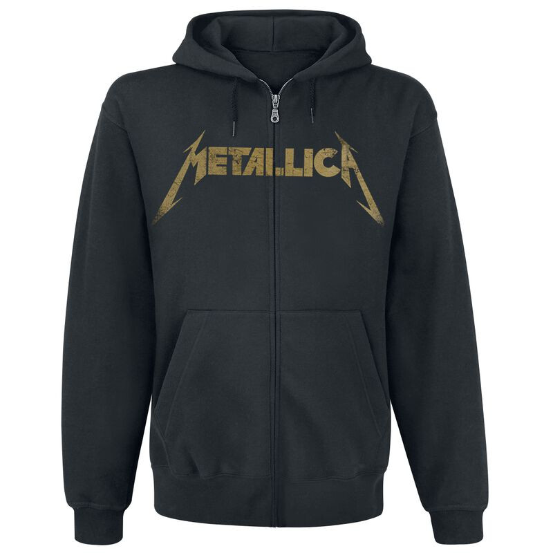 Sweat-shirt zippé à capuche Metallica.